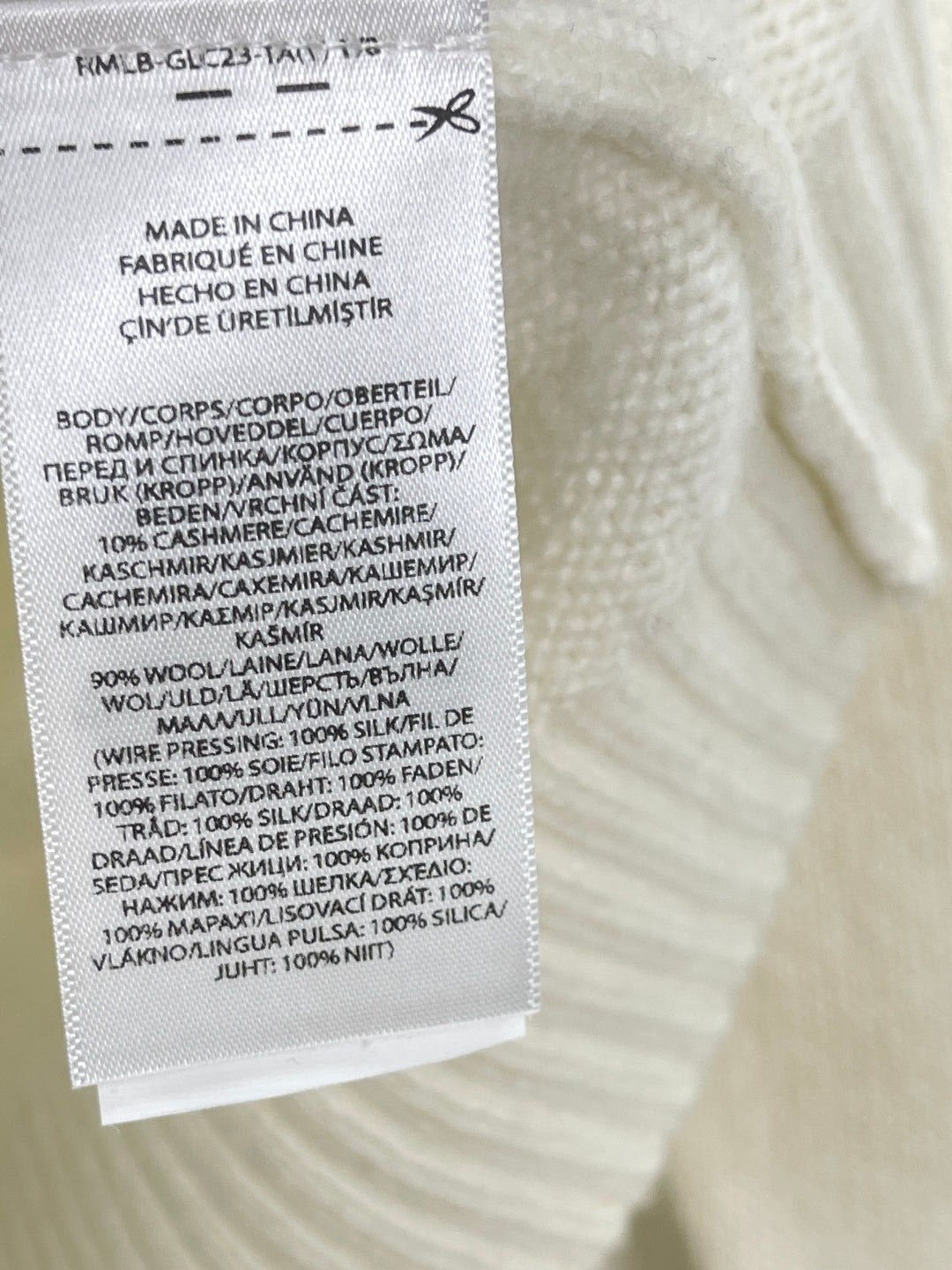 Ralph Lauren Polo Bear Cashmere Wool Knit Sweater