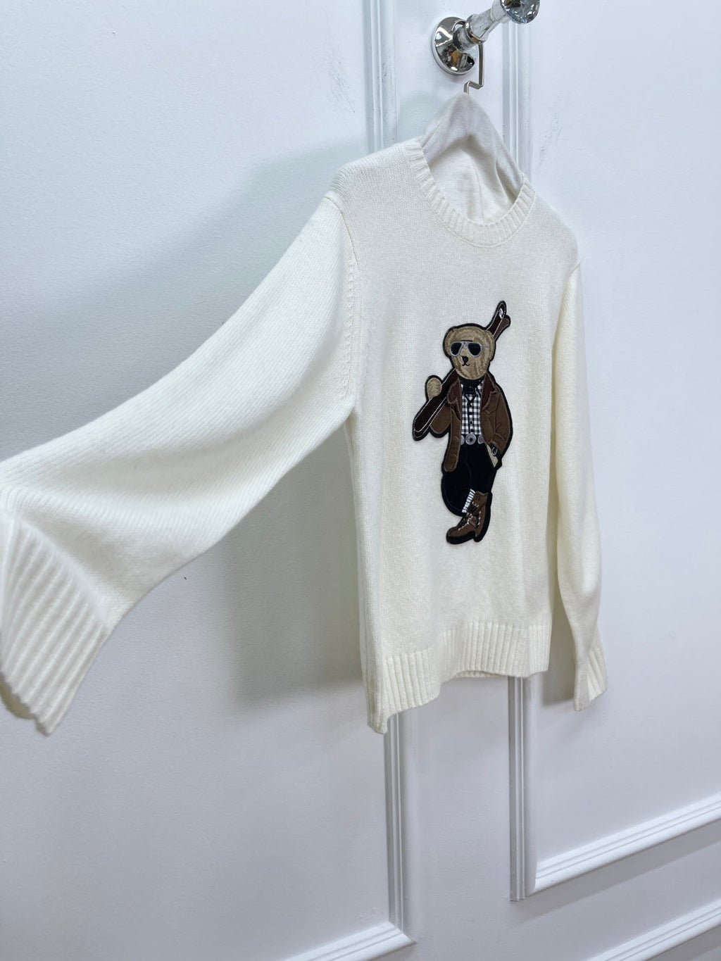 Ralph Lauren Polo Bear Cashmere Wool Knit Sweater