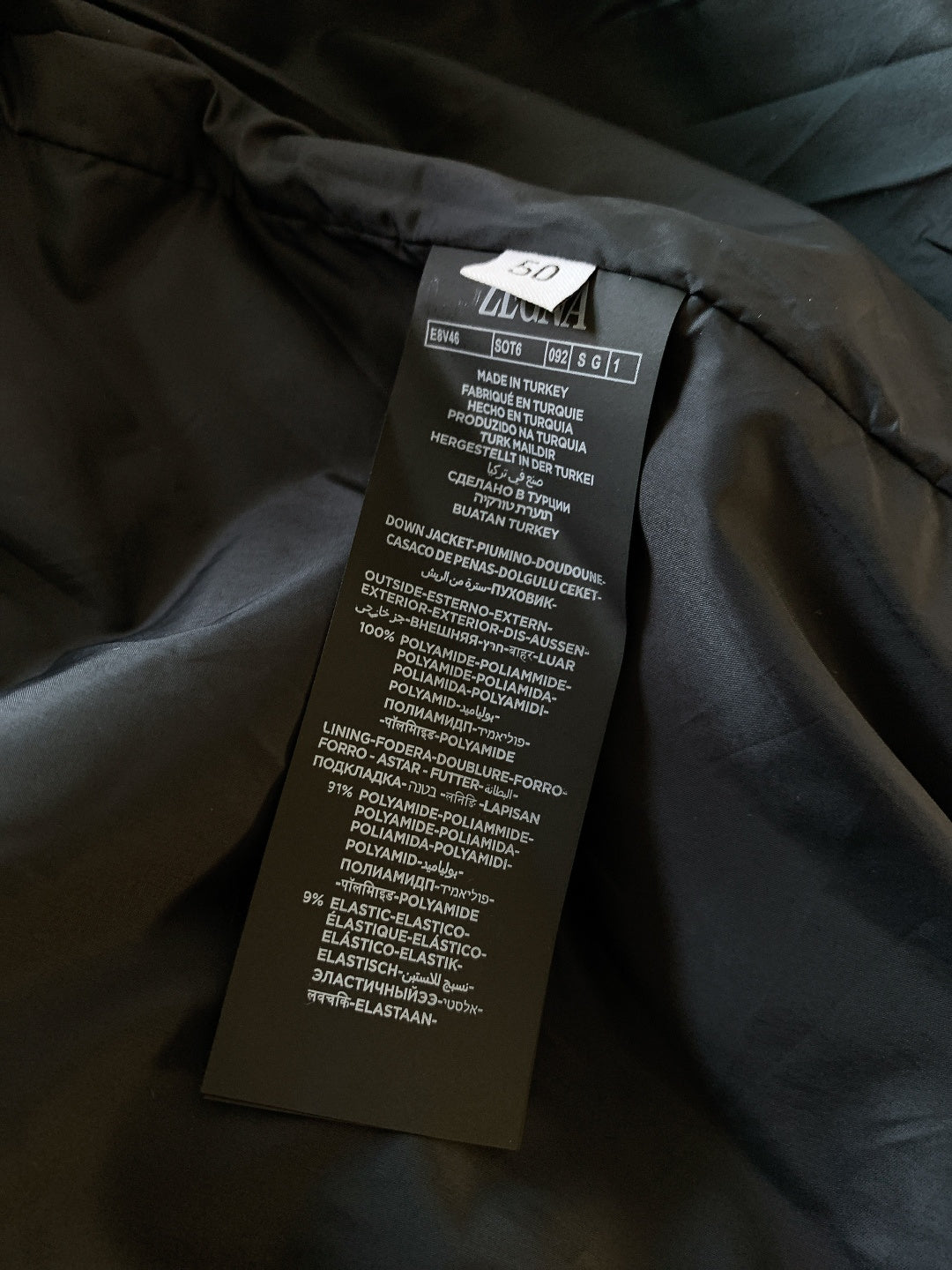 Zegna Spliced Down Puffer Jacket – 2025FW