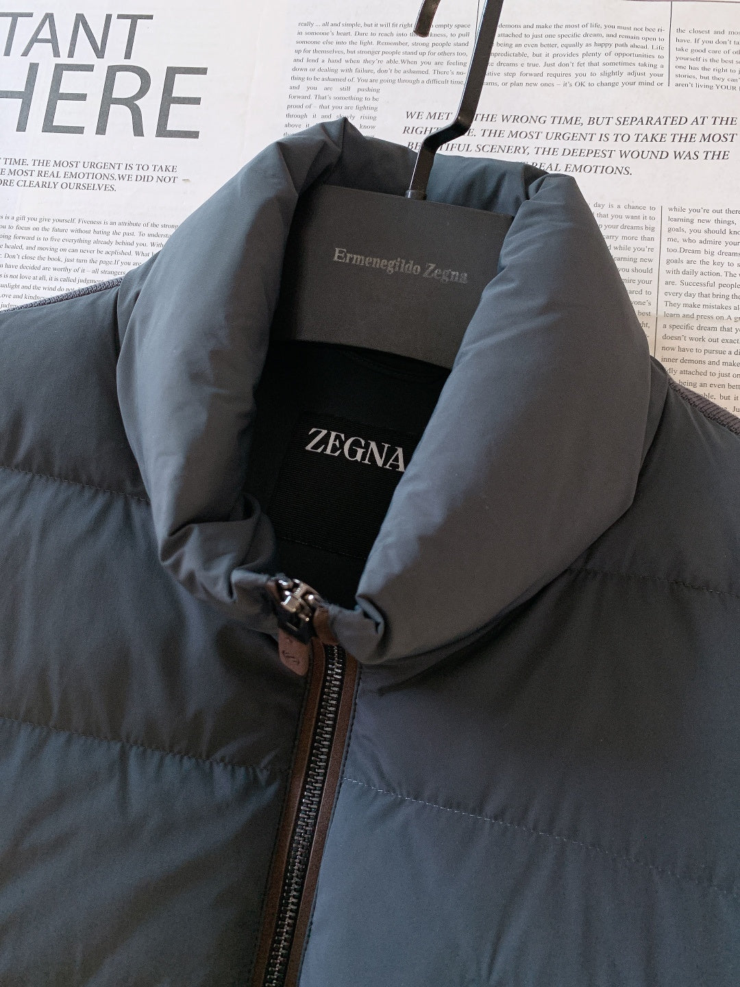 Zegna Spliced Down Puffer Jacket – 2025FW