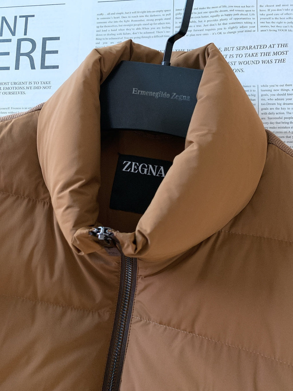 Zegna Spliced Down Puffer Jacket – 2025FW