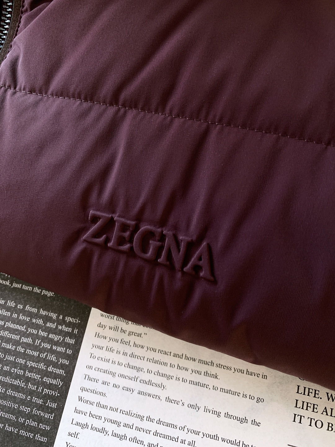 Zegna Spliced Down Puffer Jacket – 2025FW