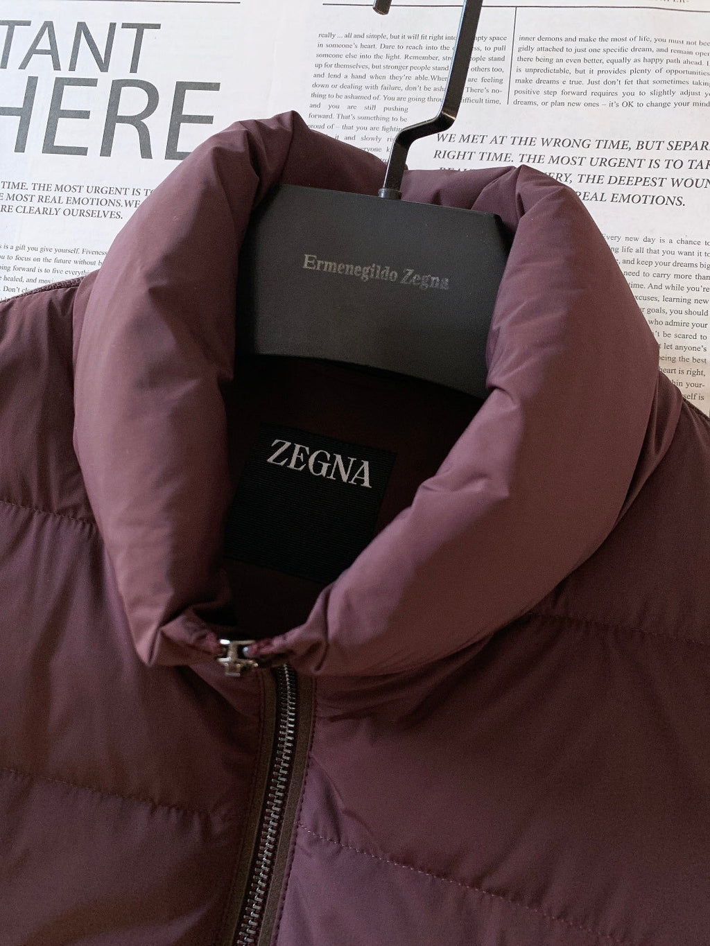 Zegna Spliced Down Puffer Jacket – 2025FW
