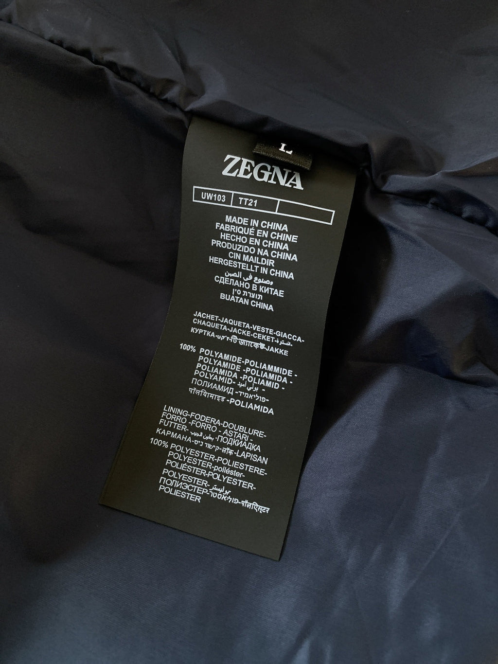 Zegna Spliced Down Puffer Jacket – 2025FW