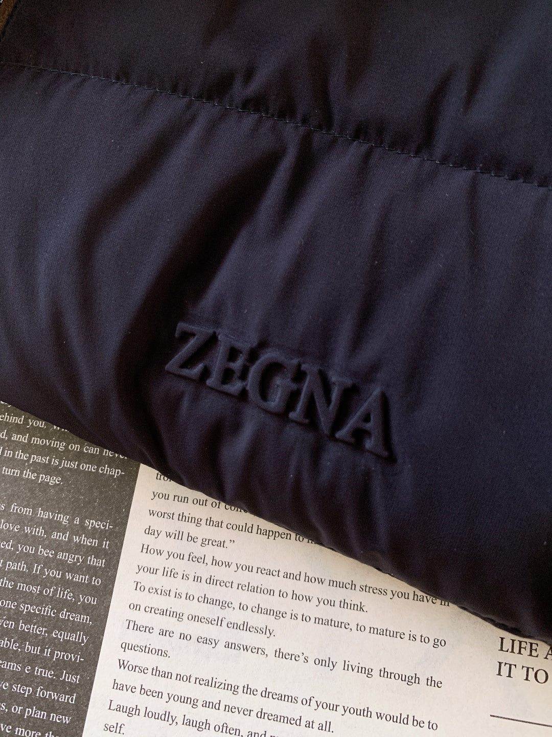 Zegna Spliced Down Puffer Jacket – 2025FW