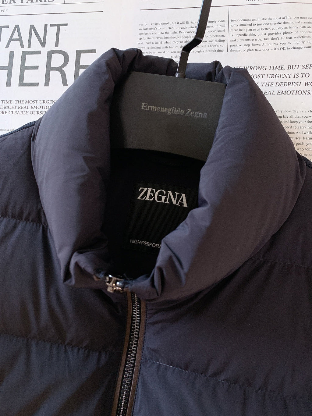 Zegna Spliced Down Puffer Jacket – 2025FW