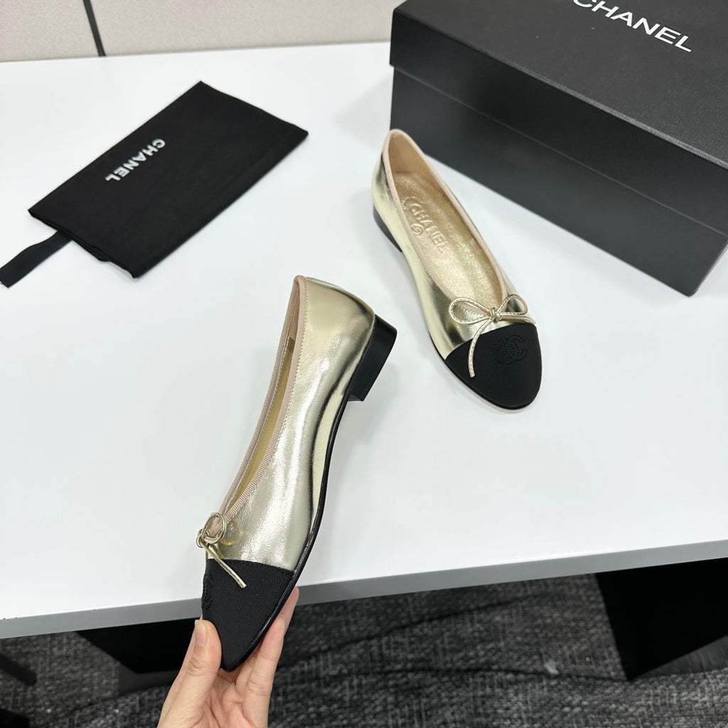 Chanel Classic Two-Tone Slingback Shoes
