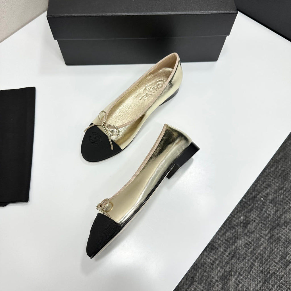 Chanel Classic Two-Tone Slingback Shoes