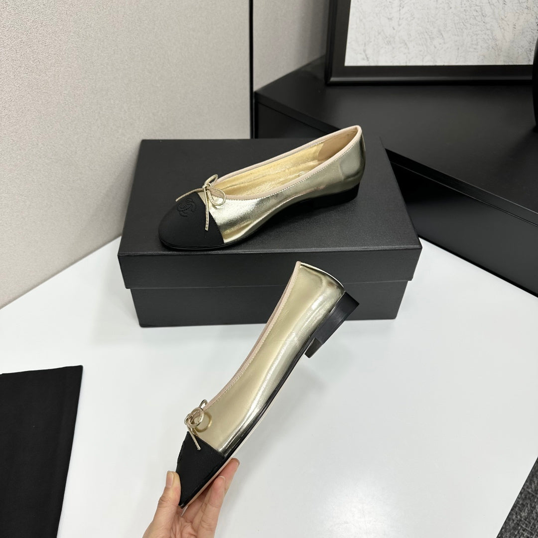 Chanel Classic Two-Tone Slingback Shoes