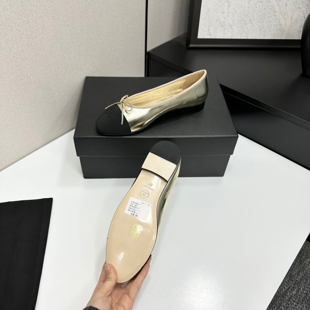 Chanel Classic Two-Tone Slingback Shoes