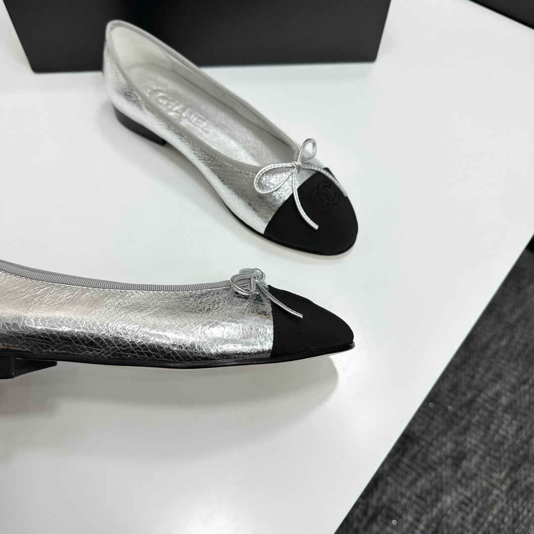 Chanel Classic Two-Tone Slingback Shoes