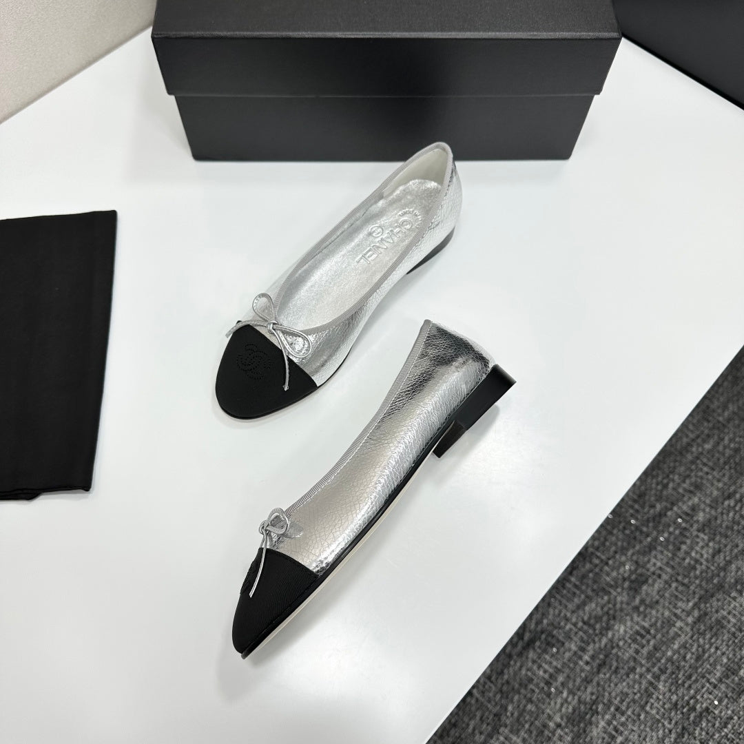 Chanel Classic Two-Tone Slingback Shoes
