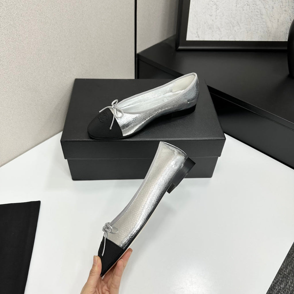 Chanel Classic Two-Tone Slingback Shoes