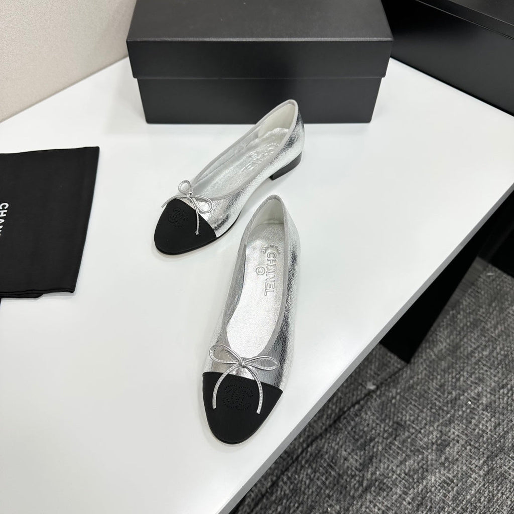 Chanel Classic Two-Tone Slingback Shoes