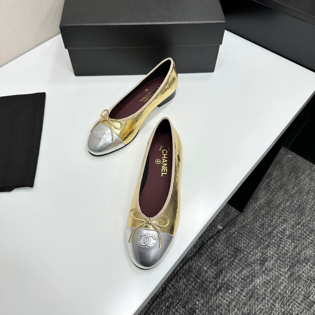 Chanel Classic Two-Tone Slingback Shoes