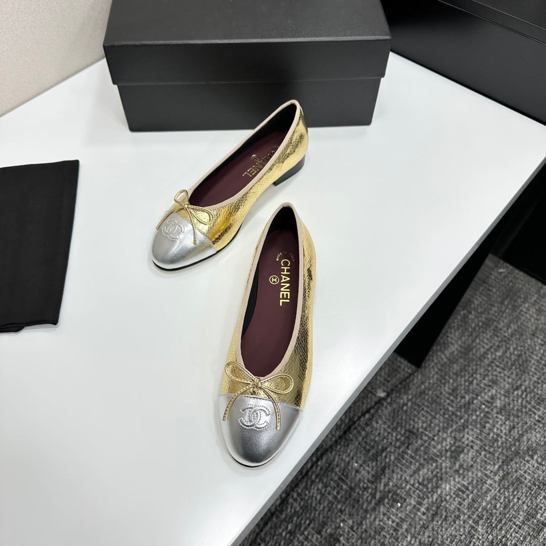 Chanel Classic Two-Tone Slingback Shoes