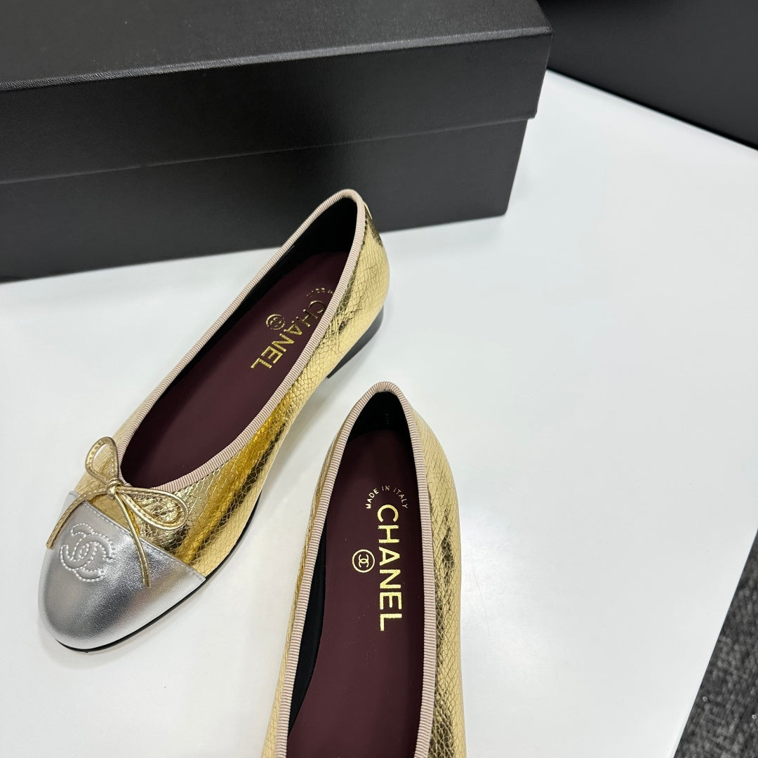 Chanel Classic Two-Tone Slingback Shoes