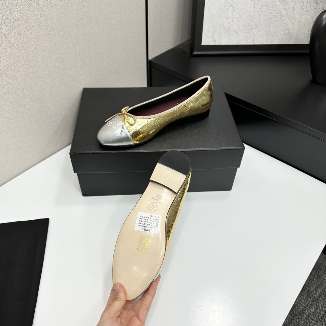 Chanel Classic Two-Tone Slingback Shoes