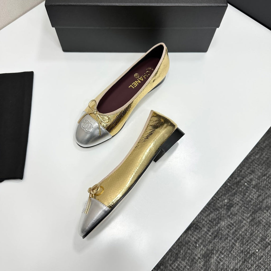 Chanel Classic Two-Tone Slingback Shoes