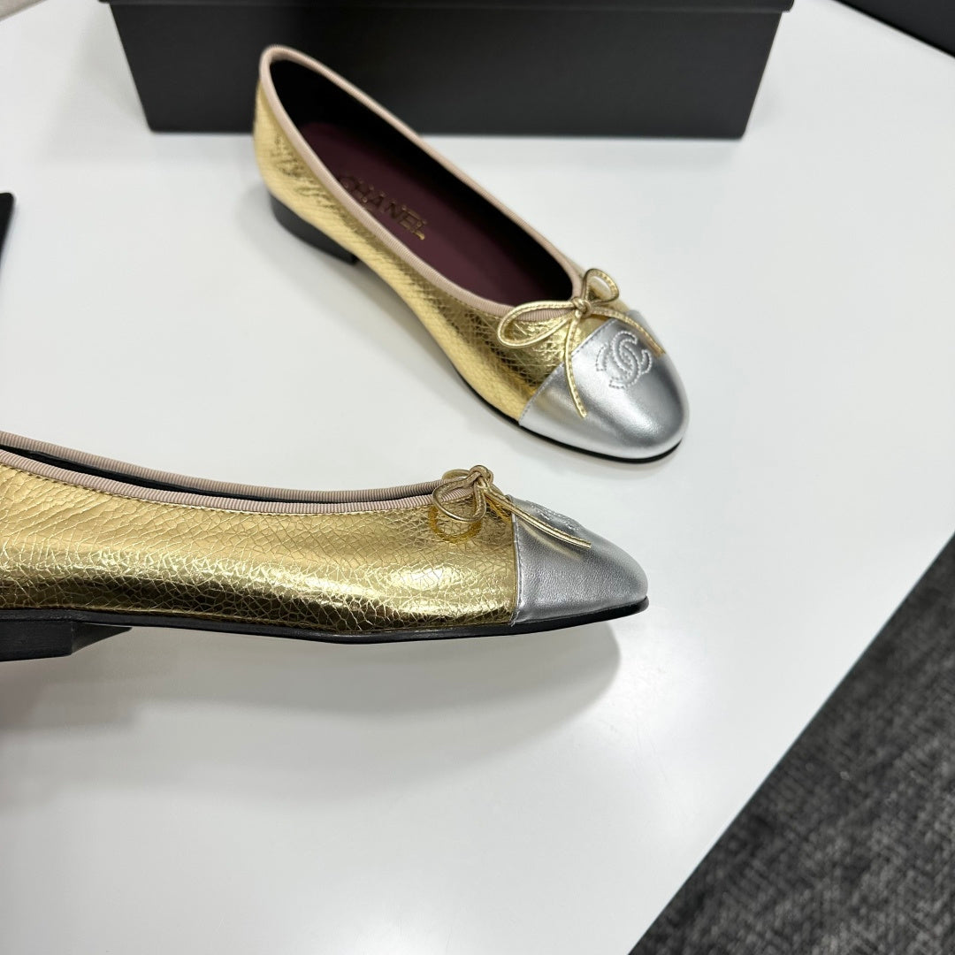 Chanel Classic Two-Tone Slingback Shoes