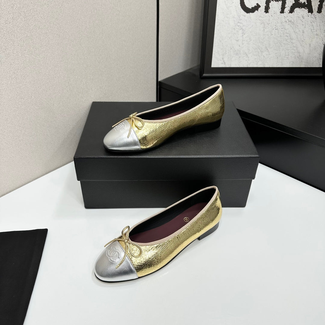 Chanel Classic Two-Tone Slingback Shoes