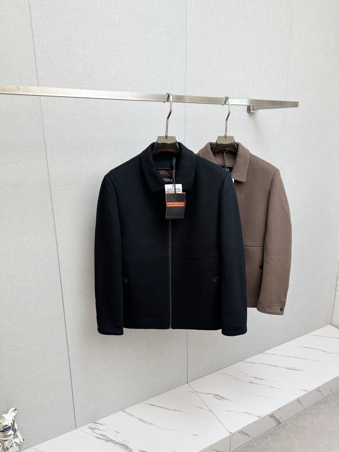Zegna Merino Wool Detachable Liner Jacket
