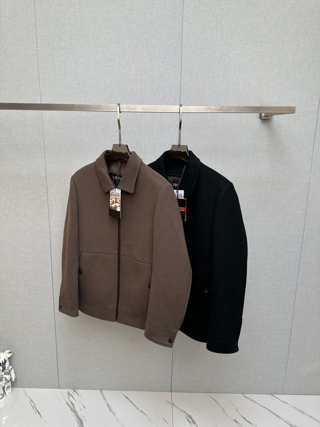 Zegna Merino Wool Detachable Liner Jacket