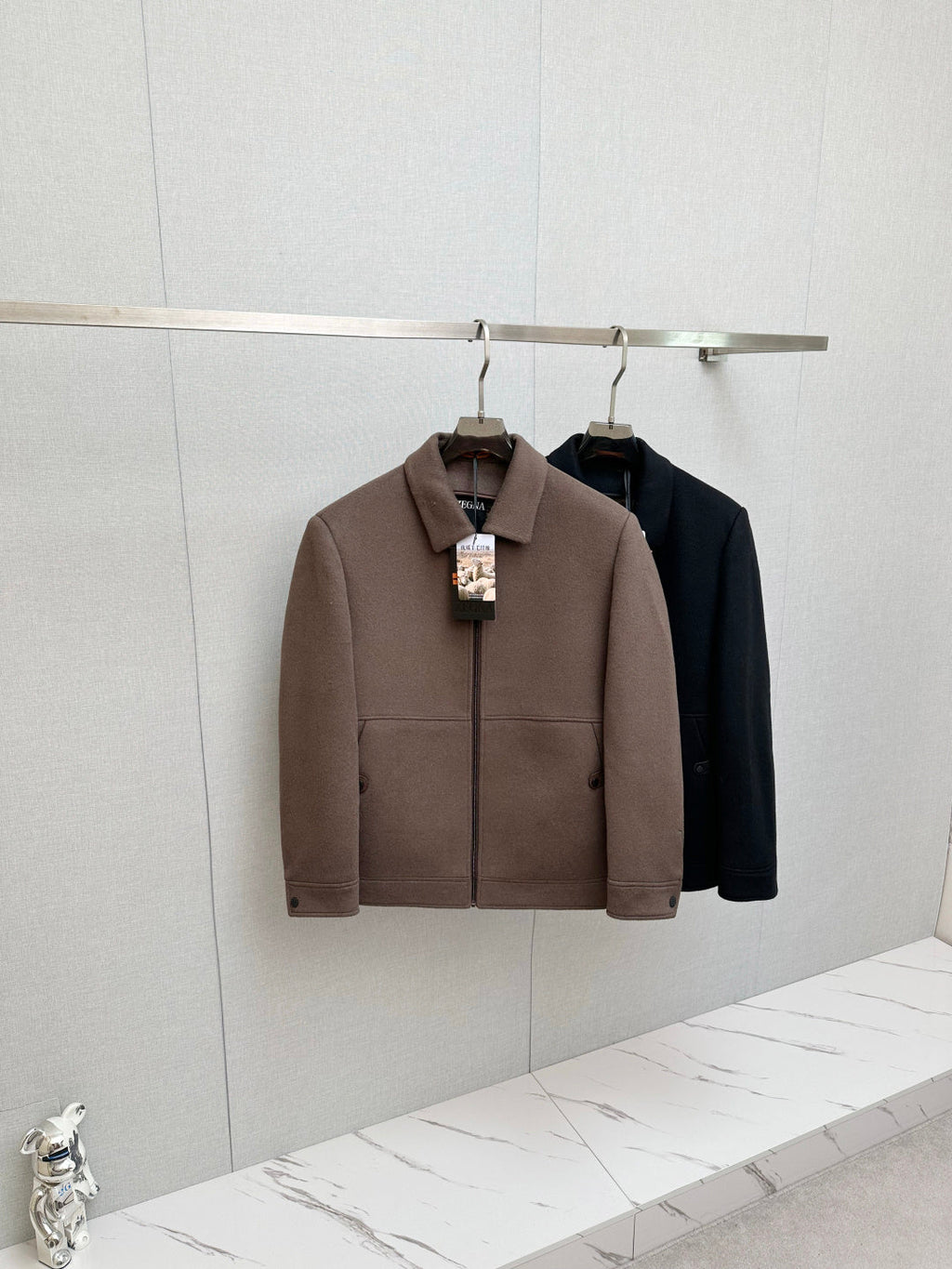 Zegna Merino Wool Detachable Liner Jacket