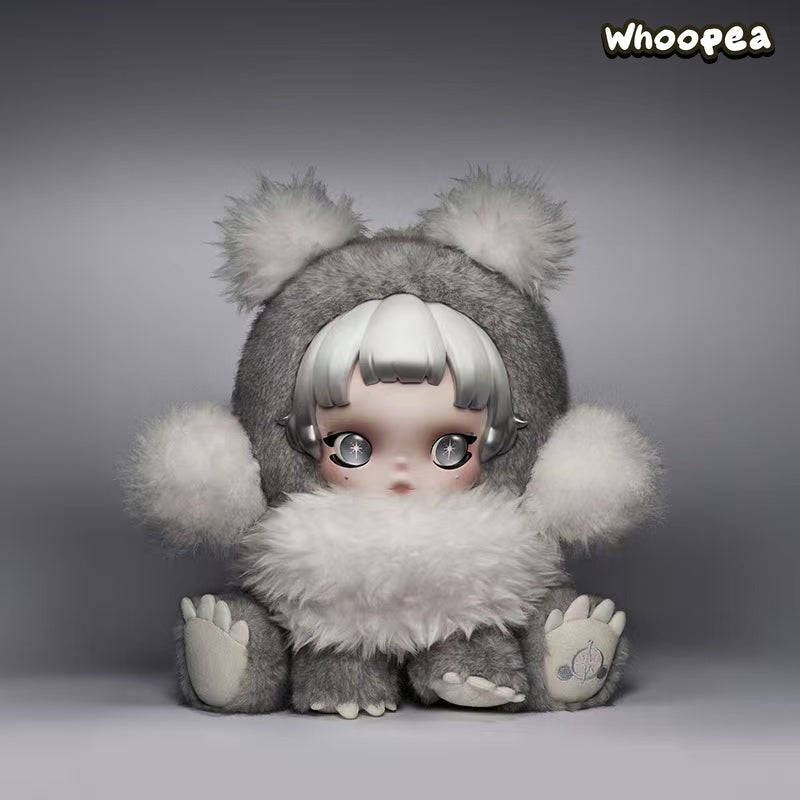 POP MART θ SKULLPANDA Punk Panda Plush Doll (PRE-ORDER）