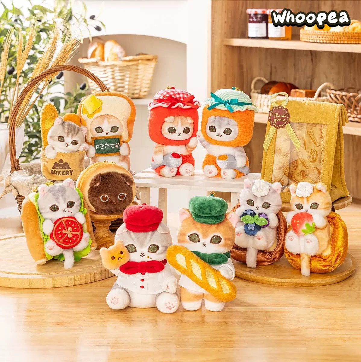 Mofusand Mofumofu Bakery Cat Baking Series Plush Pendant
