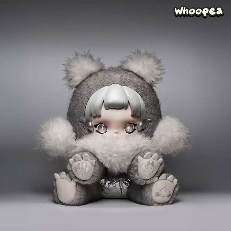 POP MART θ SKULLPANDA Punk Panda Plush Doll (PRE-ORDER）