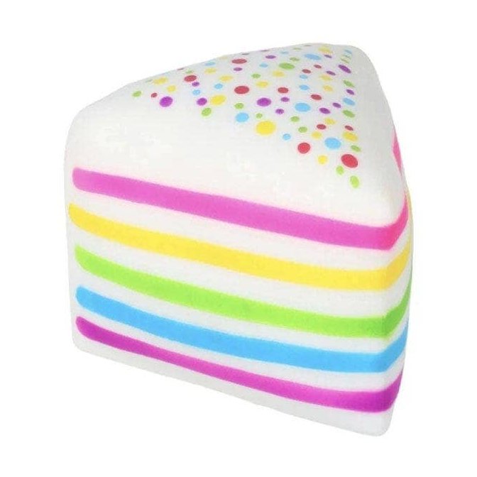 RMS SmushMart Giant Rainbow Cake Slice Squishy