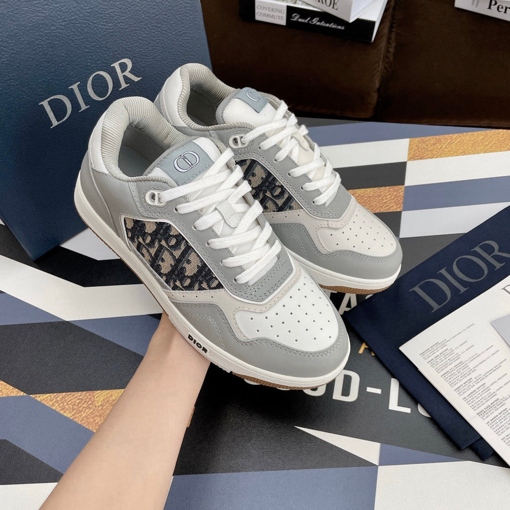 Dior Color-Block Leather Sneakers