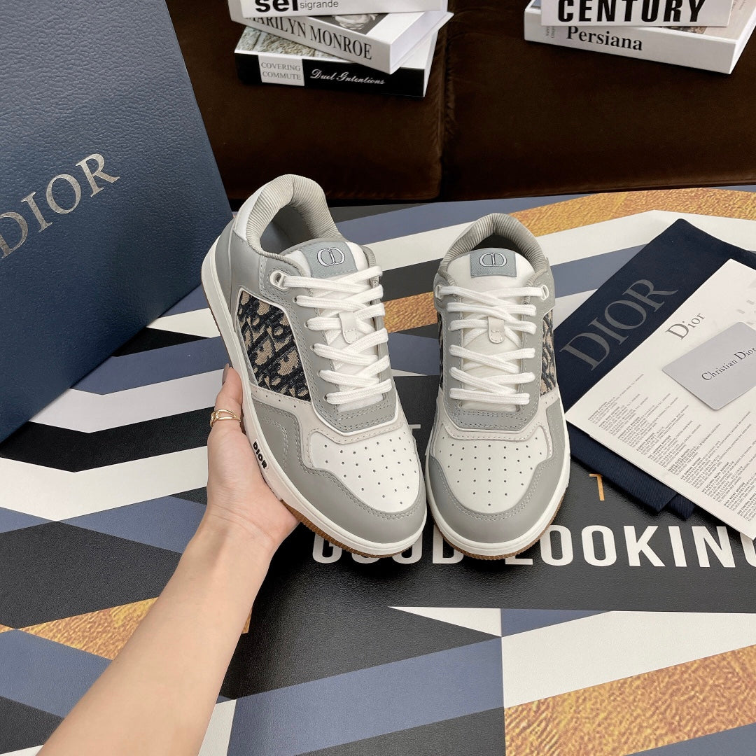 Dior Color-Block Leather Sneakers
