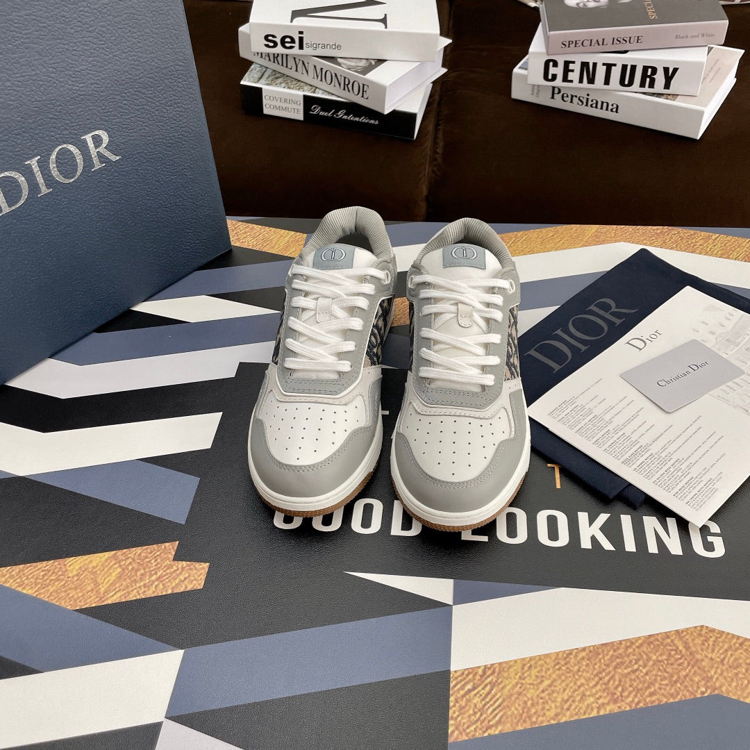 Dior Color-Block Leather Sneakers
