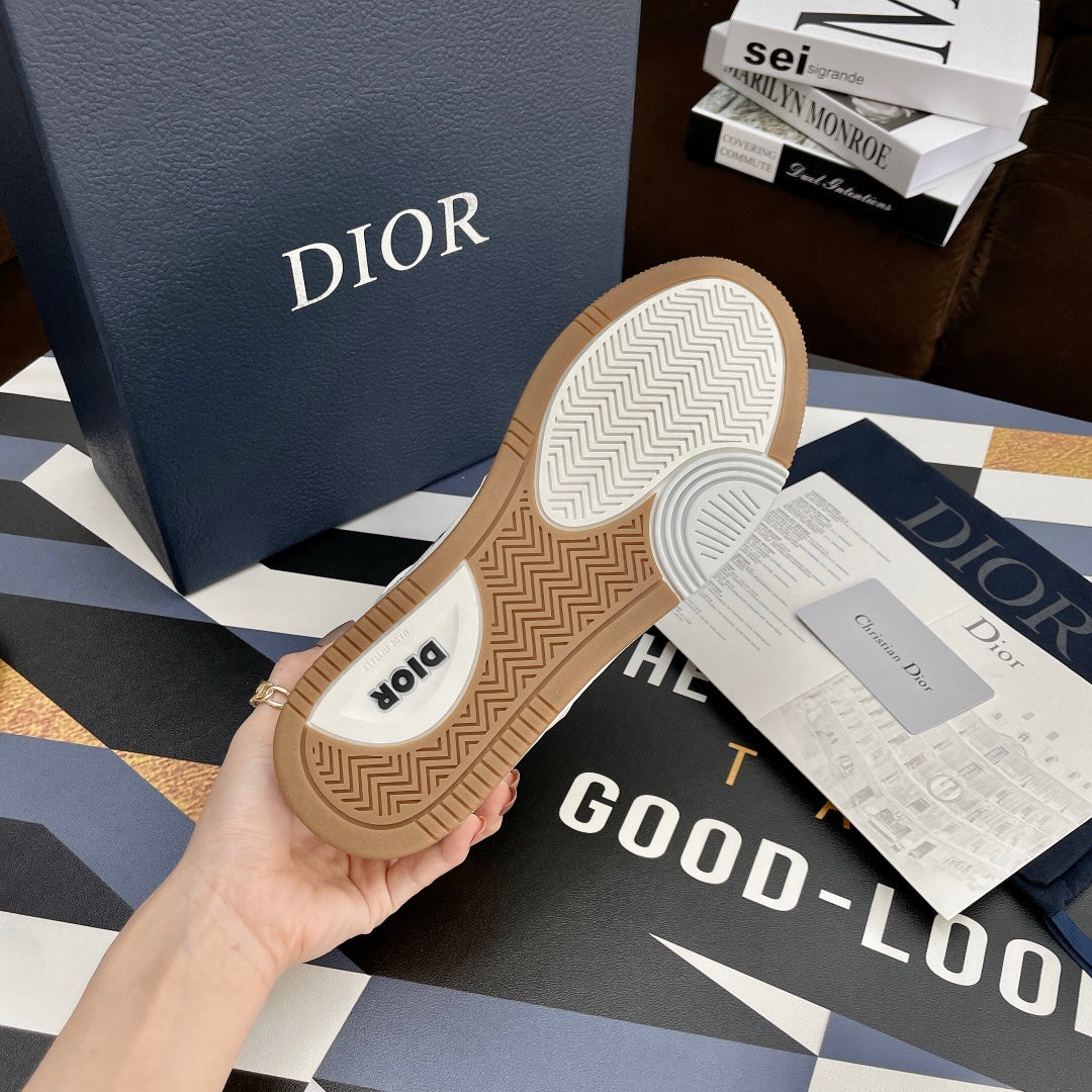 Dior Color-Block Leather Sneakers
