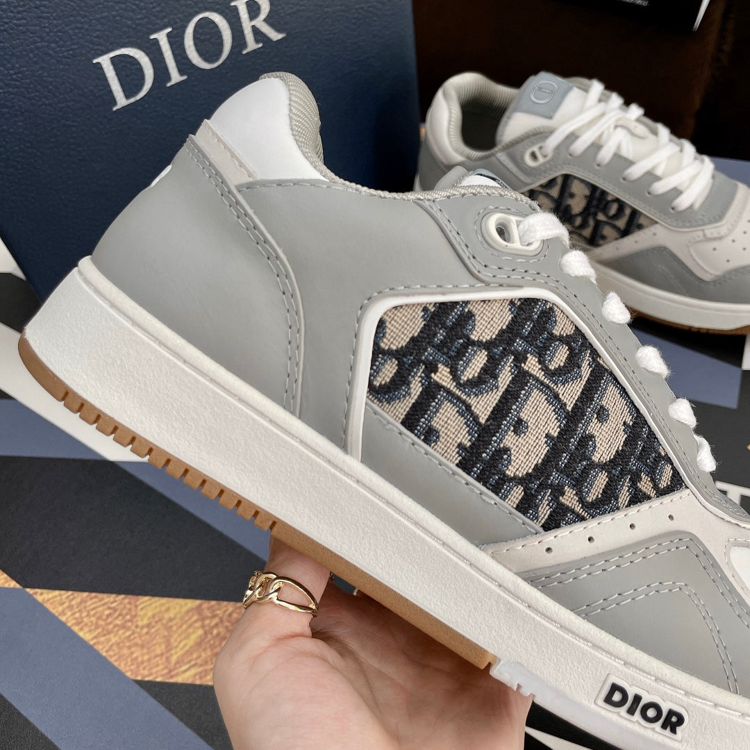 Dior Color-Block Leather Sneakers