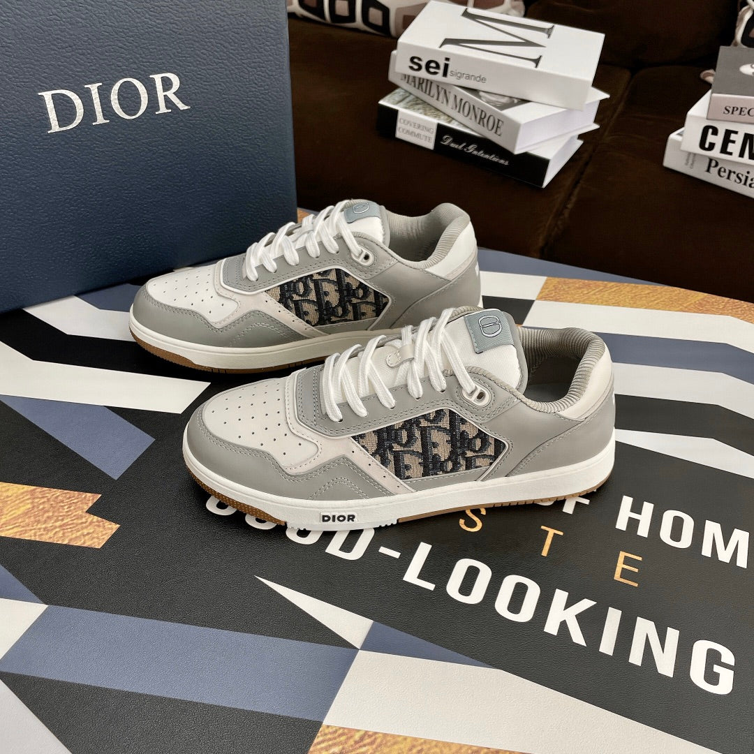 Dior Color-Block Leather Sneakers