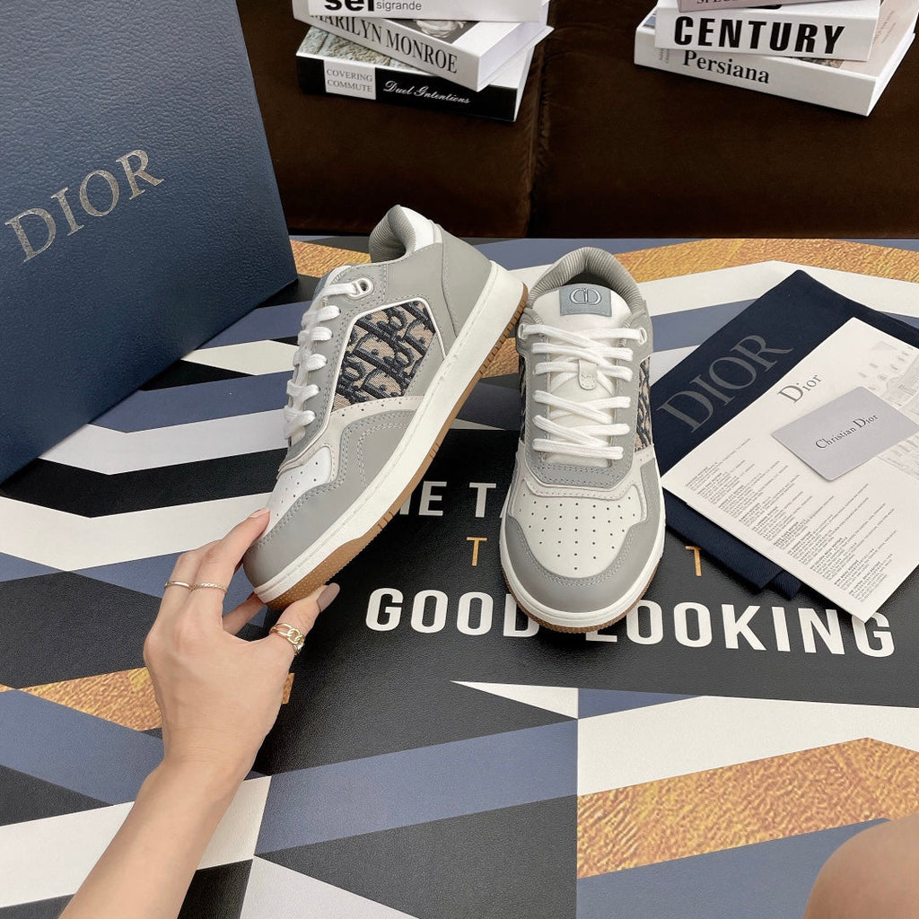 Dior Color-Block Leather Sneakers