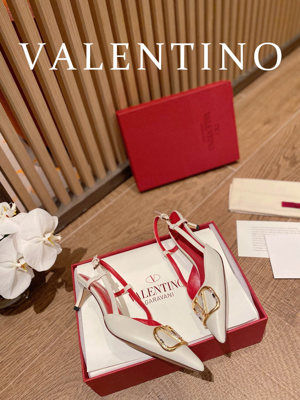 Valentino VLogo Signature Rhinestone Low-Heel Pumps – 2022 Collection
