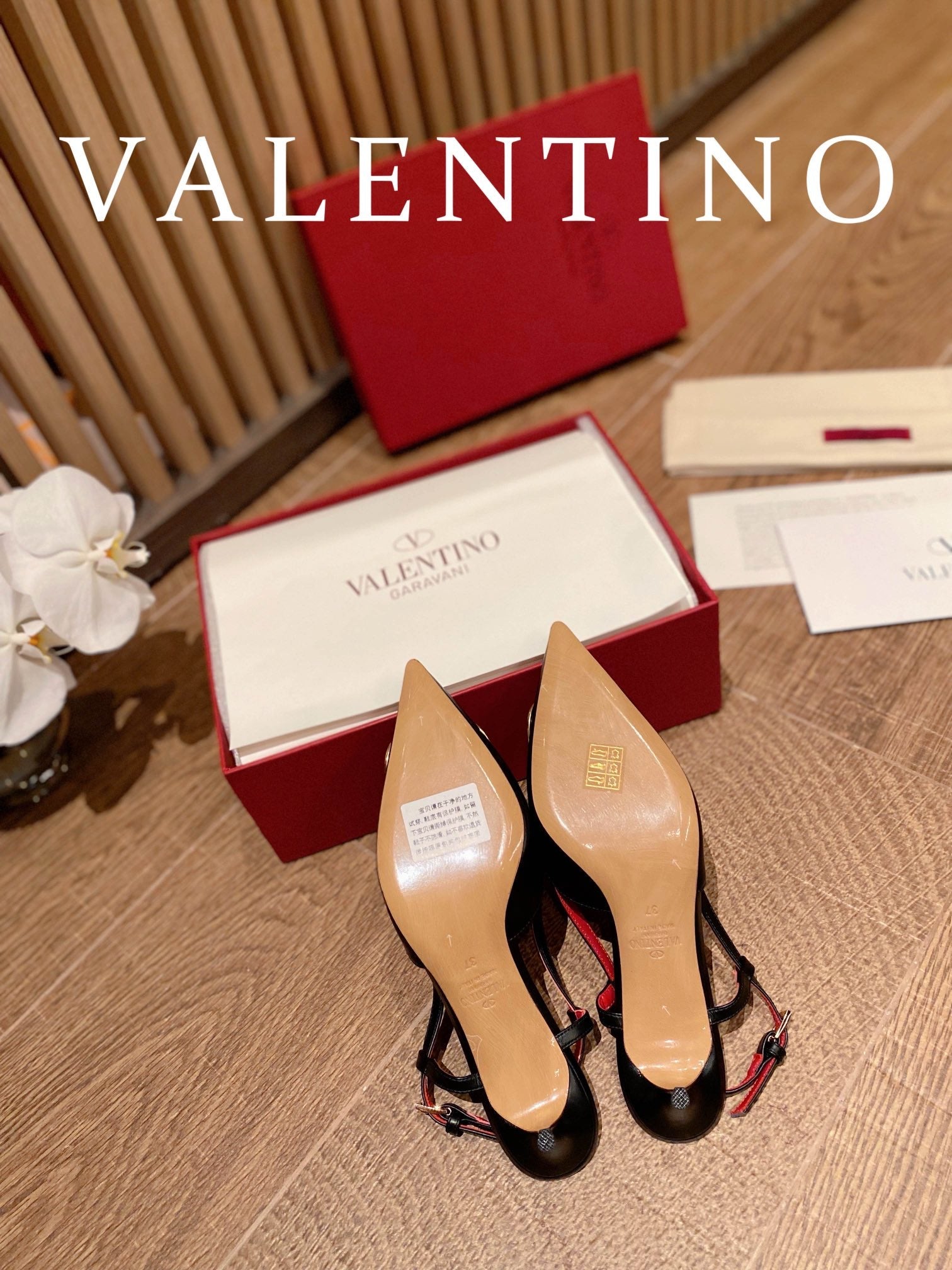 Valentino VLogo Signature Rhinestone Low-Heel Pumps – 2022 Collection