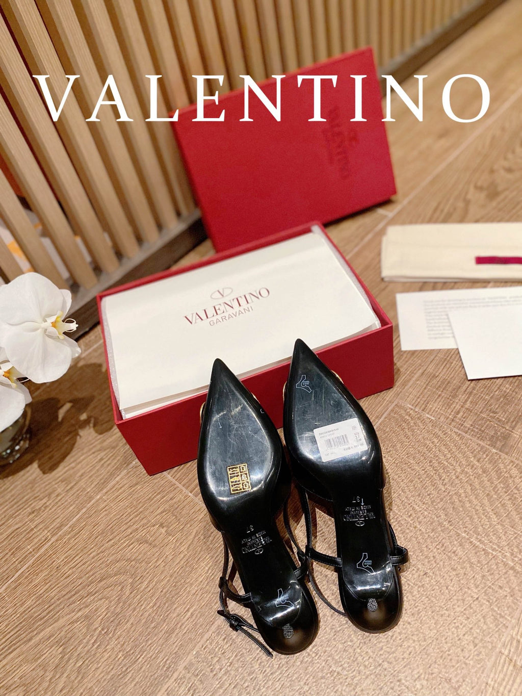 Valentino VLogo Signature Rhinestone Low-Heel Pumps – 2022 Collection