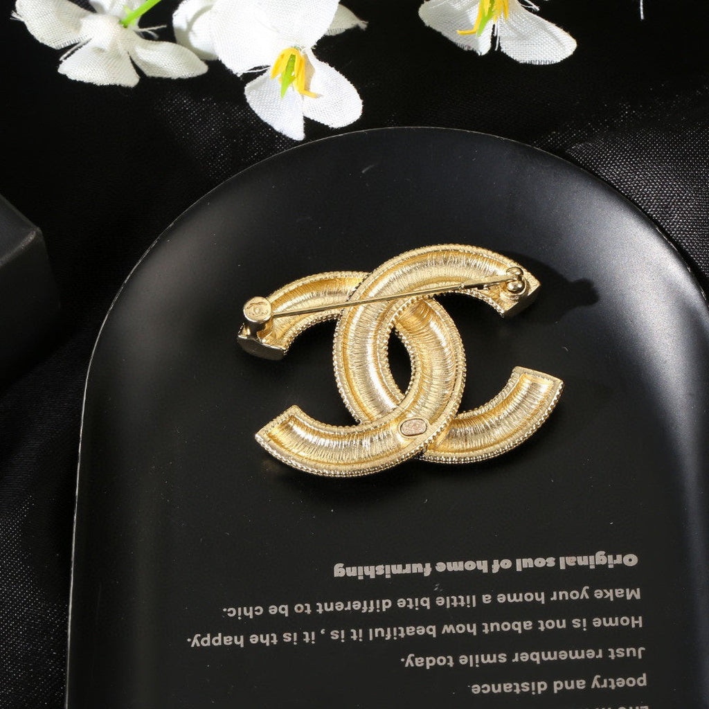 Chanel Double C Brooch