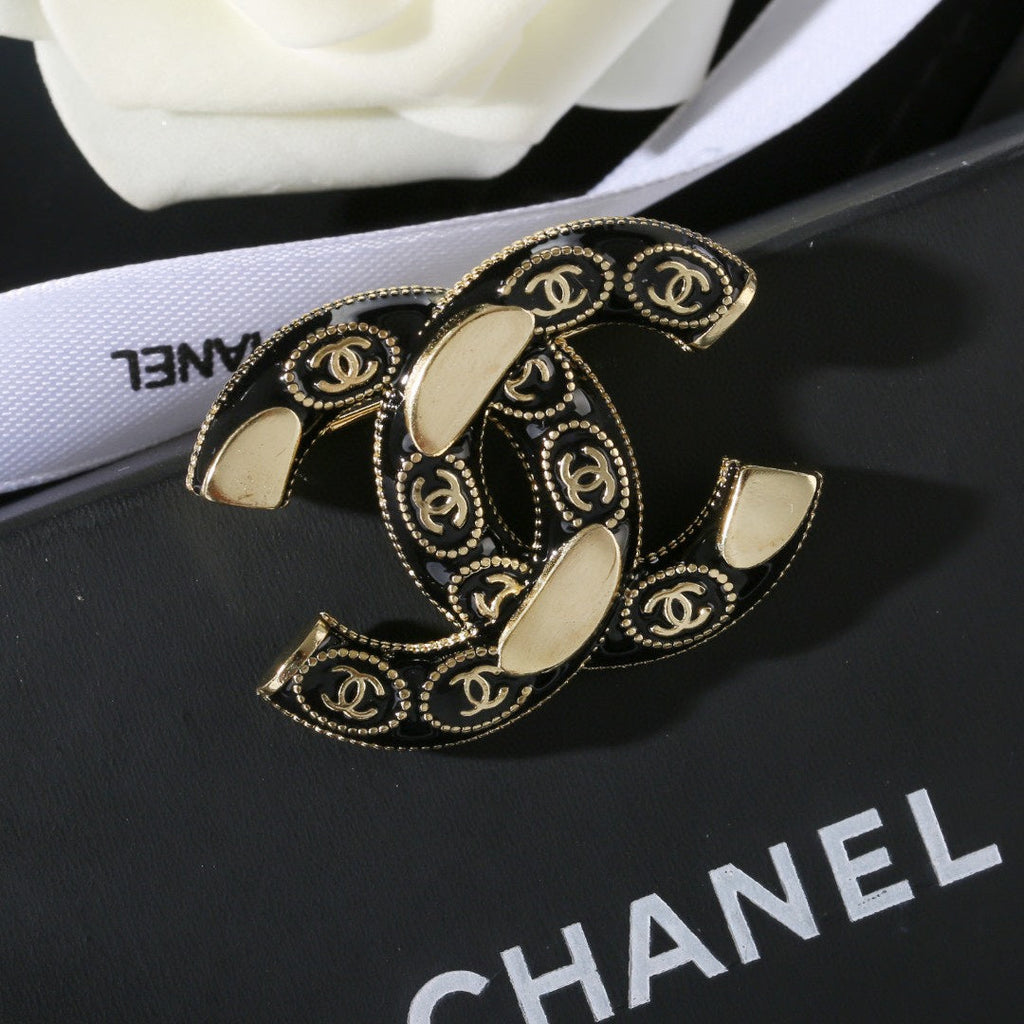 Chanel Double C Brooch