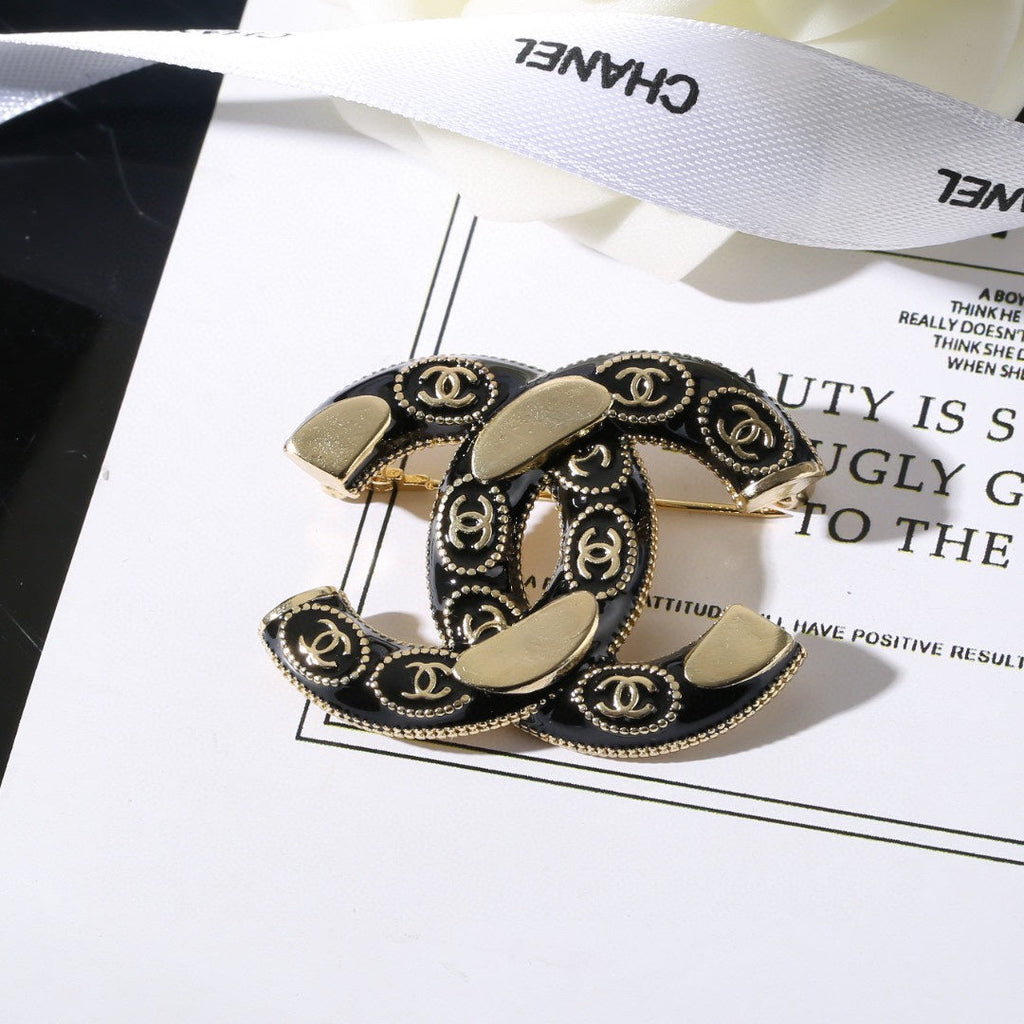 Chanel Double C Brooch