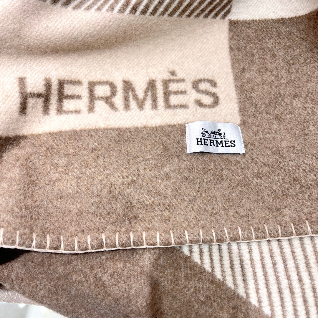 Hermès H Riviera Wool Cashmere Blanket