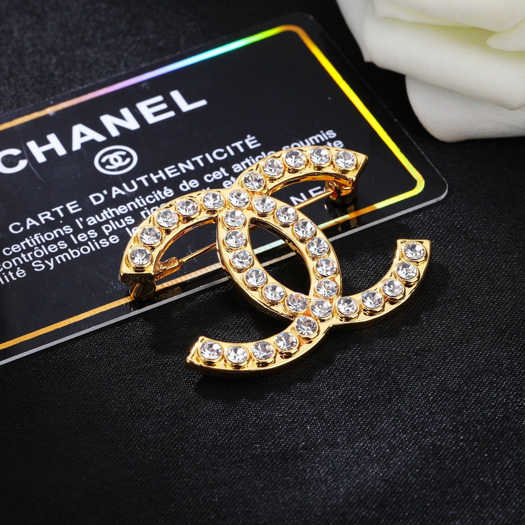 Chanel Double C Brooch