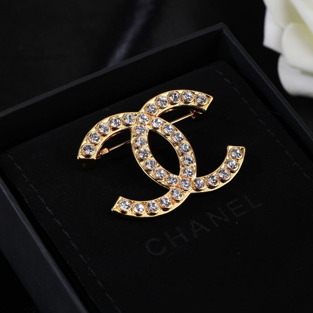 Chanel Double C Brooch