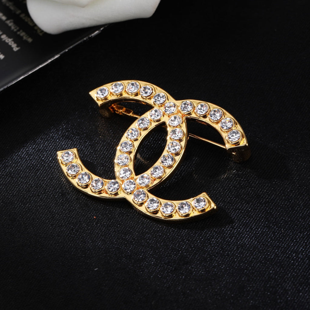 Chanel Double C Brooch