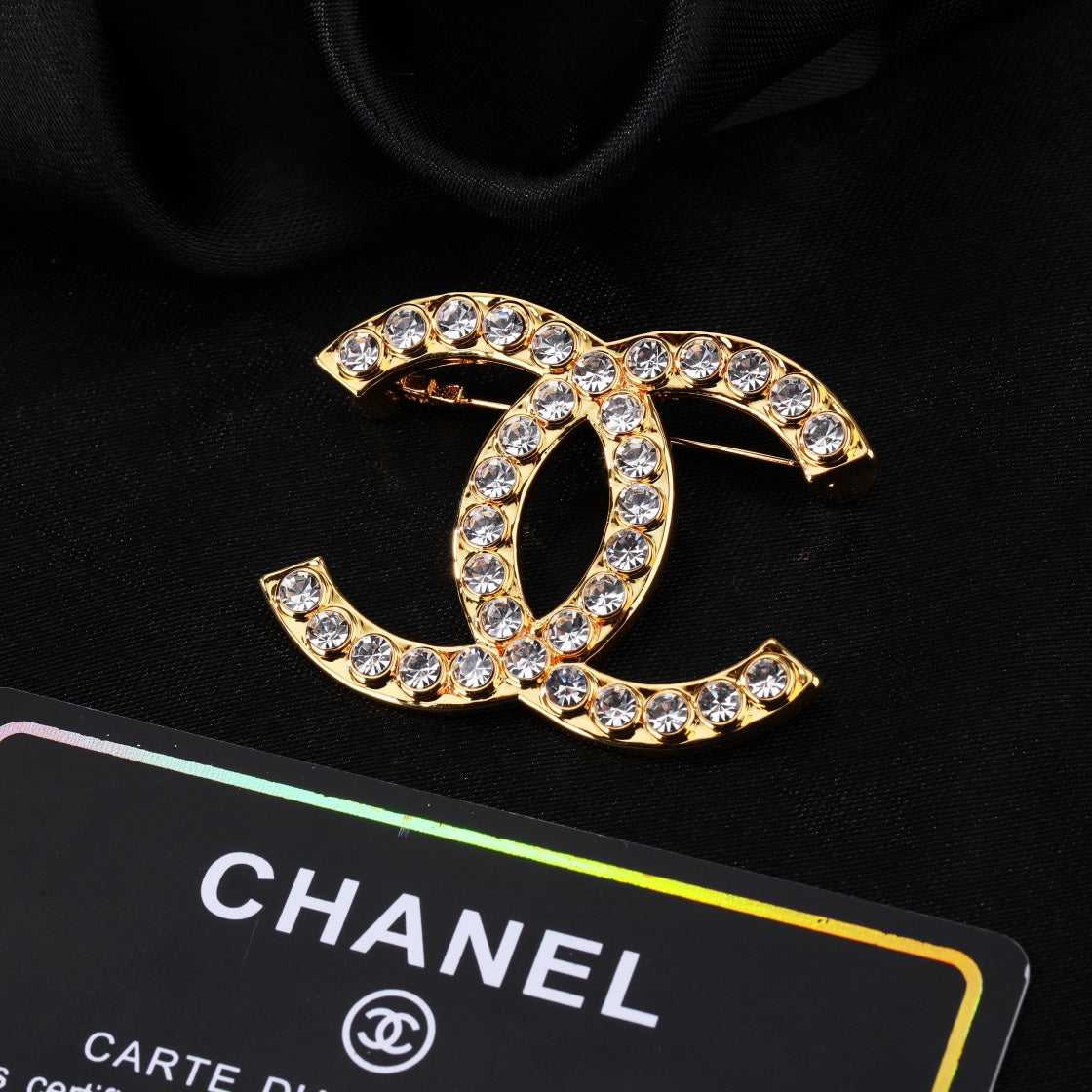 Chanel Double C Brooch